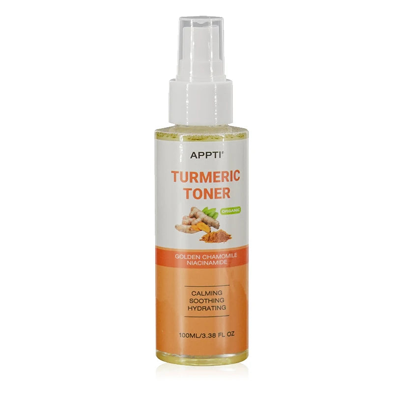APPTI Anti-Aging Whitening Daily Skincare Organic Vegan Turmeric Skin Care Set