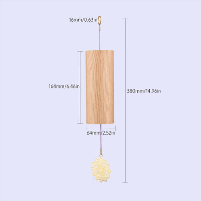 Bamboo Chakra Wind Chime for Outdoor Meditation and Decor