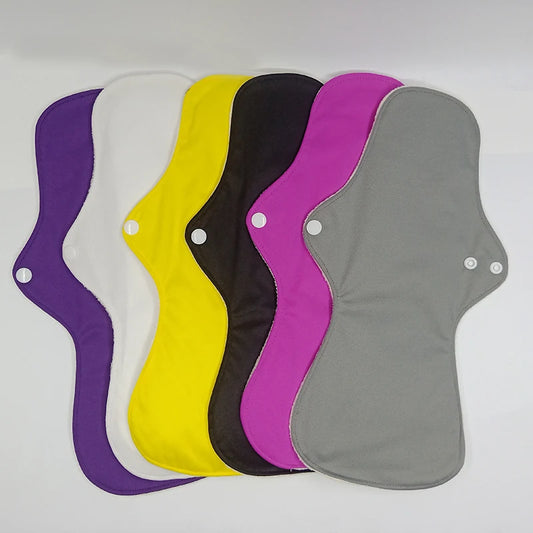 1pc Feminine Hygiene cloth menstrual pads sanitary pad with organic bamboo inner washable heavy flow night use pads