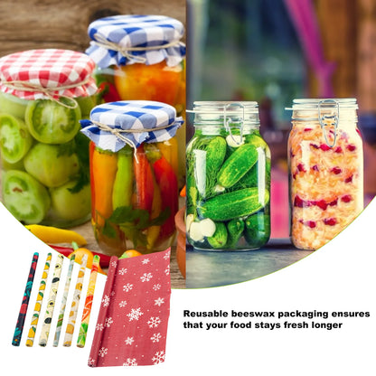 Organic Cotton Beeswax Wrap for Eco-Friendly Food Storage