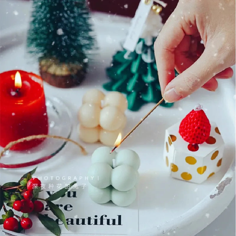 Korean Geometric Scented Soy Wax Candle