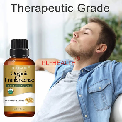 30ML Organic Frankincense Essential Oil: Pure & Therapeutic Grade for Aromatherapy