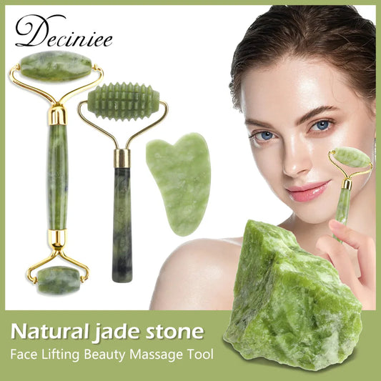 Gua Sha and Jade Rollers Beauty Natural Stone