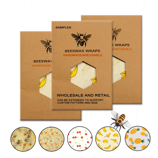 Organic Beeswax Food Wraps for Eco-Friendly Storage