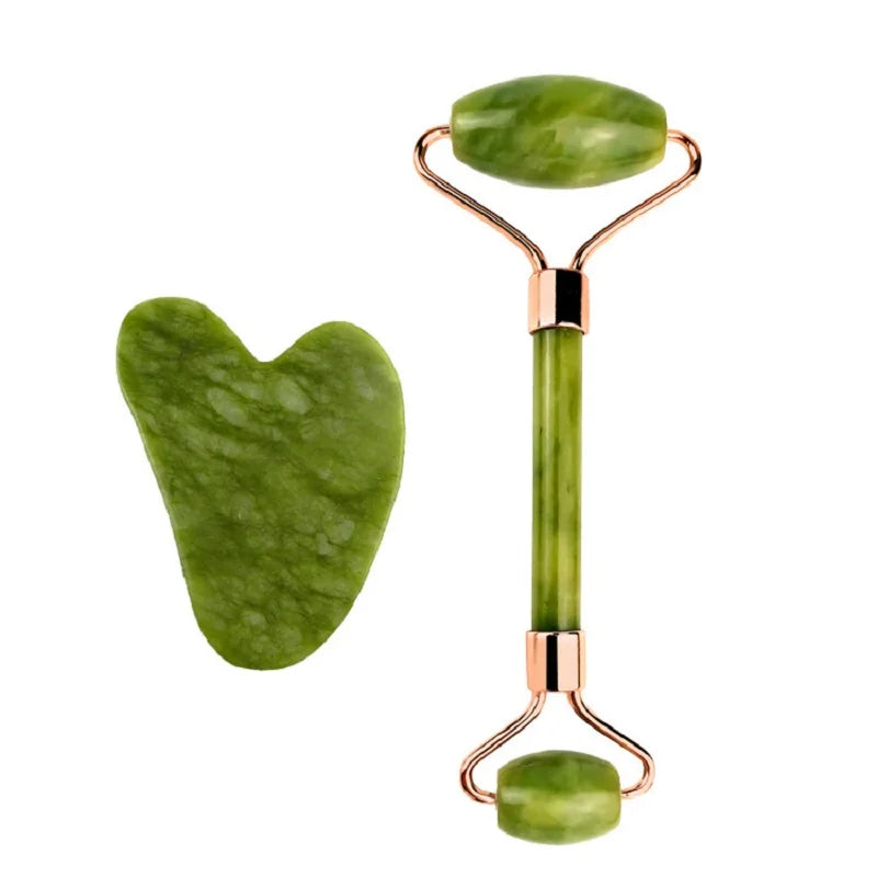 Premium Skincare Jade Roller & Gua Sha