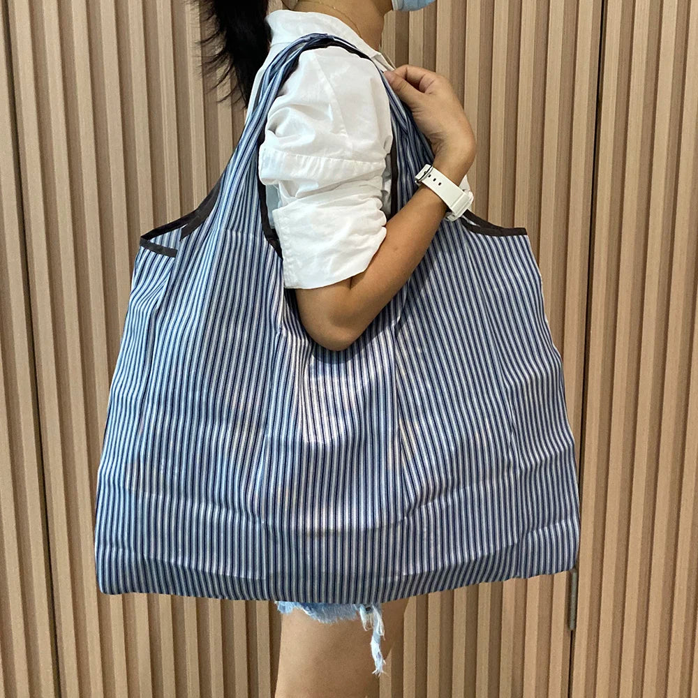 Large Reusable Tote Bags for Women - High-Quality, Washable, Solid Colors