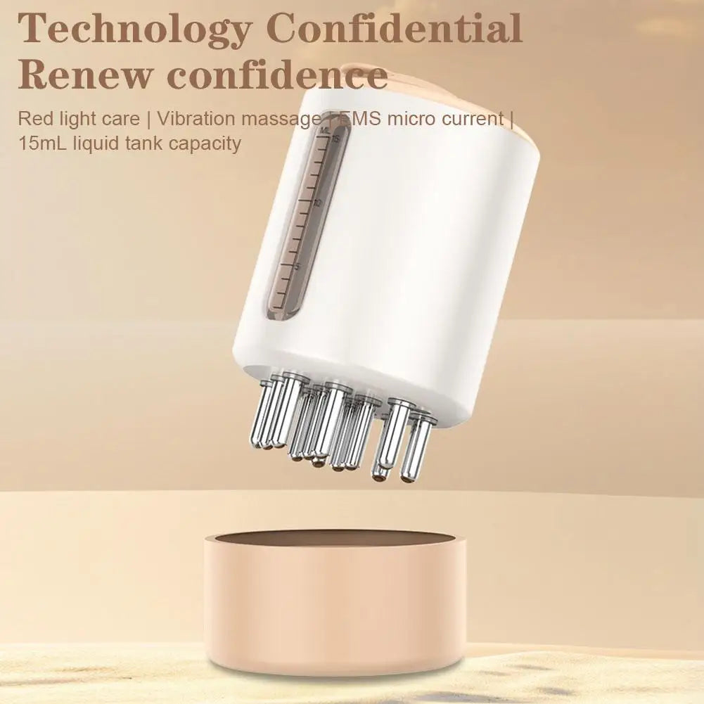 Grow & Glow: 2-in-1 Hair Therapy System - Oil Applicator & Scalp Revitalizer