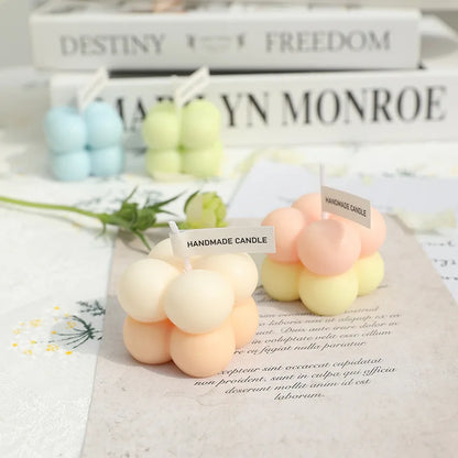 Korean Geometric Scented Soy Wax Candle