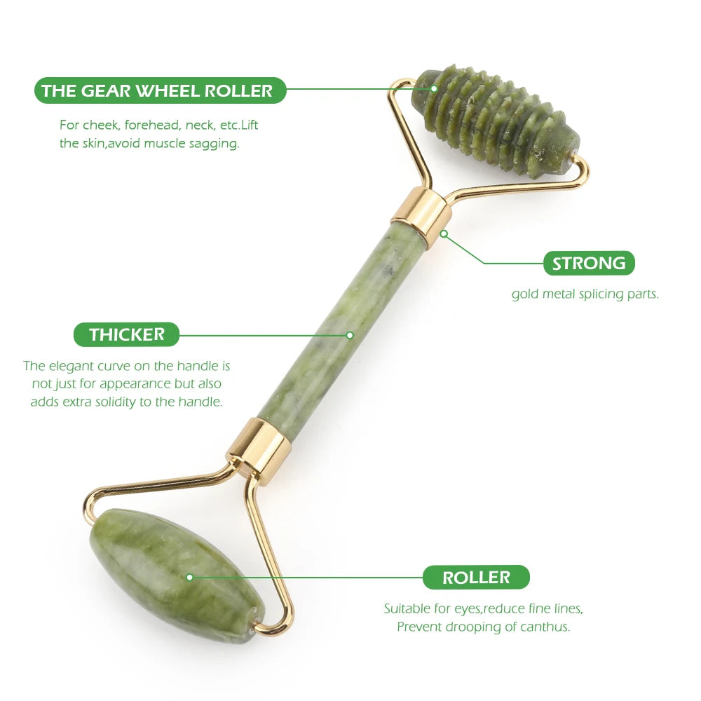 Gua Sha and Jade Rollers Beauty Natural Stone
