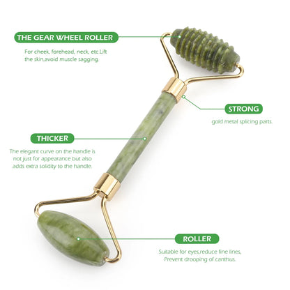 Gua Sha and Jade Rollers Beauty Natural Stone