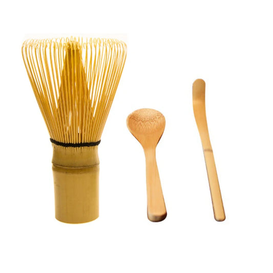 Bamboo Matcha Whisk Set: Traditional Tea-making Tools Kit