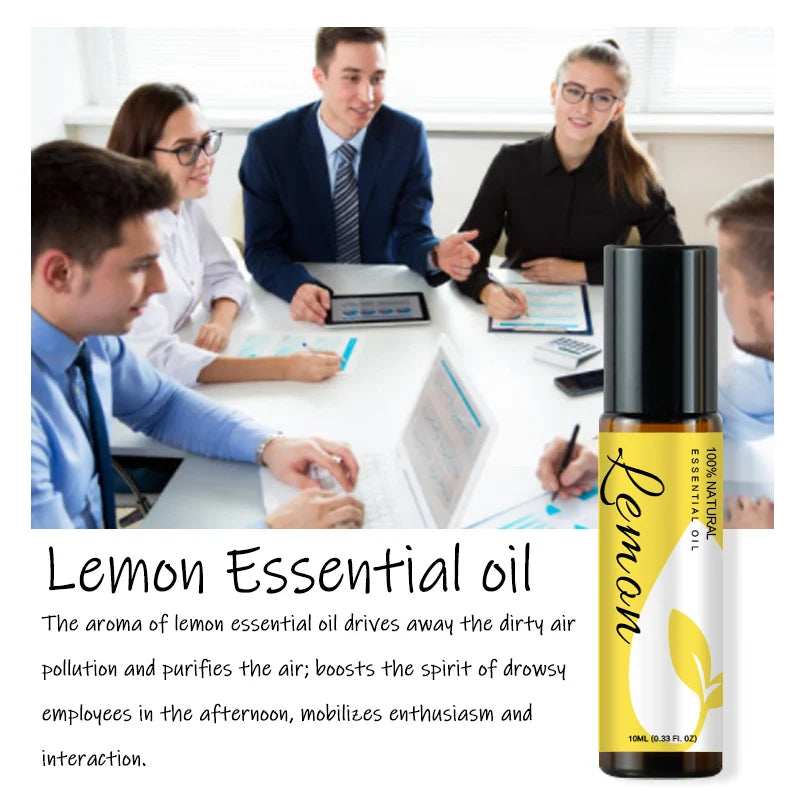 10ML Organic Lemon Essential Oil for Aromatherapy, Bath, and Skin Care