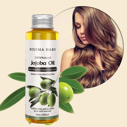 100ml Organic Jojoba Oil: Relaxing Face and Body Massage & Moisturizer