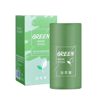 40g Skin Repair Acne Remove Mud Mask Organic Green Tea Mask Stick Clay Mask Stick Face Beauty Care Skincare Tool Women Men