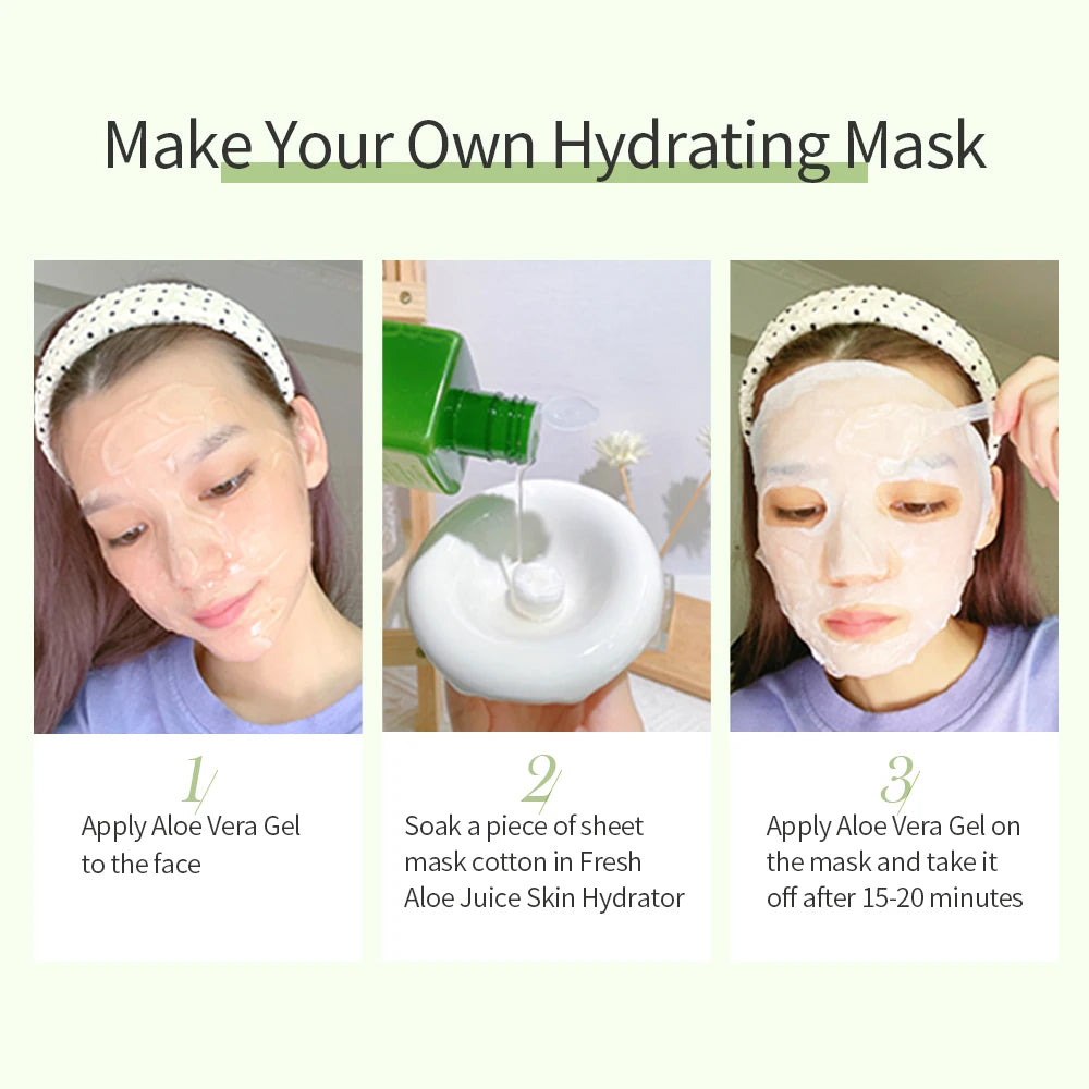 ALODERMA 99.8% Pure Aloe Vera Skin Firming Hydrator 240ml+30ml Organic Aloe Vera Soothing And Repairing Toner Skincare