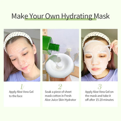 ALODERMA 99.8% Pure Aloe Vera Skin Firming Hydrator 240ml+30ml Organic Aloe Vera Soothing And Repairing Toner Skincare