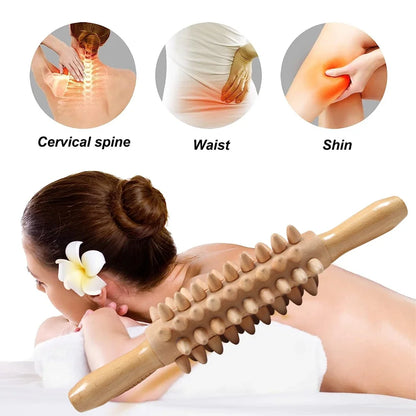 Wood Therapy Massage Set: Gua Sha Body Sculpting Tools for Cellulite and Muscle Pain