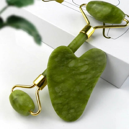 Premium Skincare Jade Roller & Gua Sha