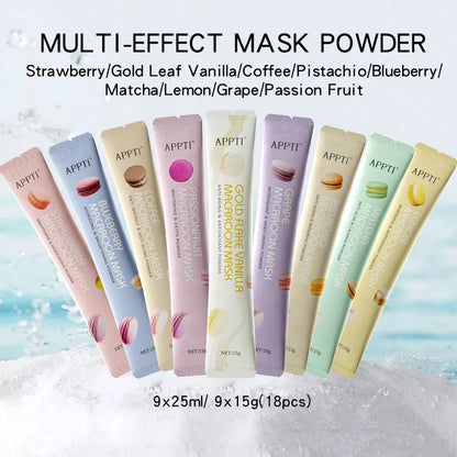 APPTI Natural Soft Hydro Macaron Face Stick SPA Home Use Whitening Hydrating And Moisturizing SkinCare Facial Powder Masks