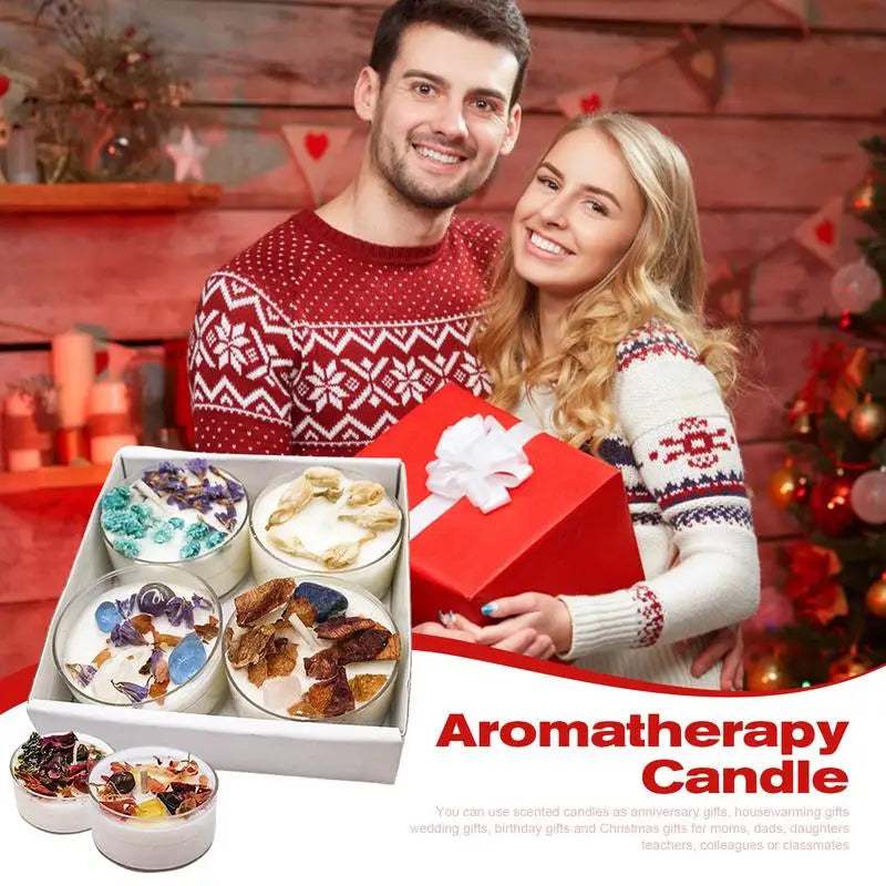Aromatherapy Soy Candle Set: Relaxing Natural Scented Candles