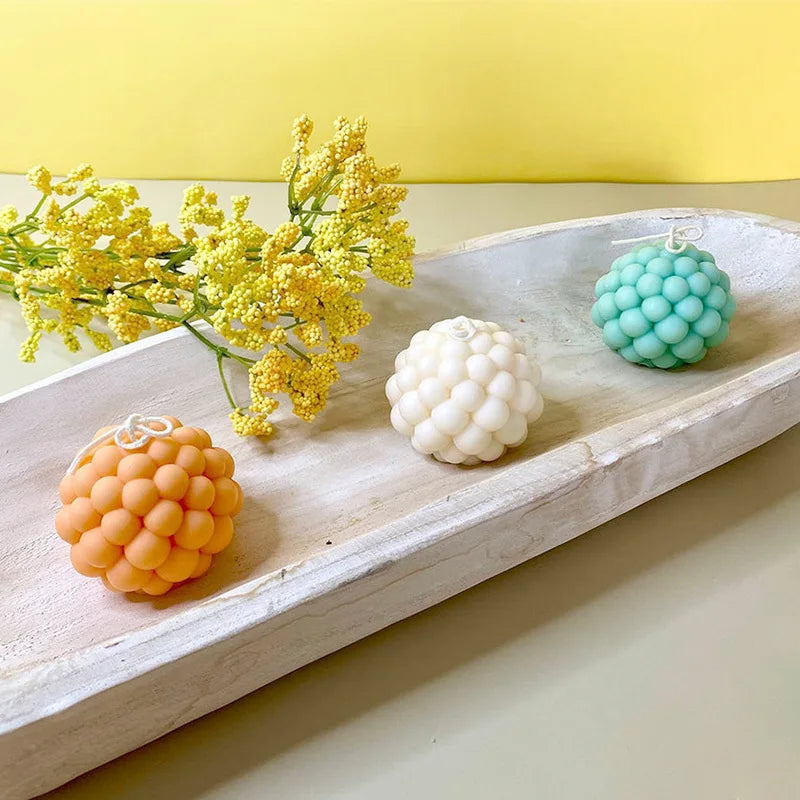 Geometric Candle and Soap Mold Set for DIY Crafts