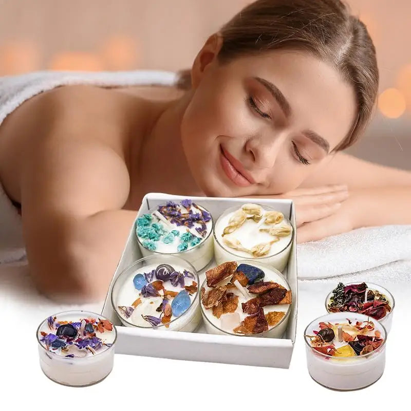 Aromatherapy Soy Candle Set: Relaxing Natural Scented Candles
