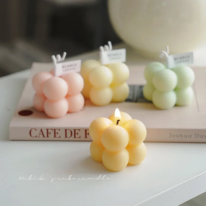 Korean Geometric Scented Soy Wax Candle