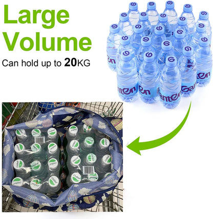 Large Reusable Tote Bags for Women - High-Quality, Washable, Solid Colors