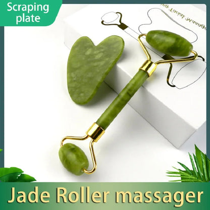 Premium Skincare Jade Roller & Gua Sha