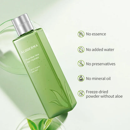 ALODERMA 99.8% Pure Aloe Vera Skin Firming Hydrator 240ml+30ml Organic Aloe Vera Soothing And Repairing Toner Skincare