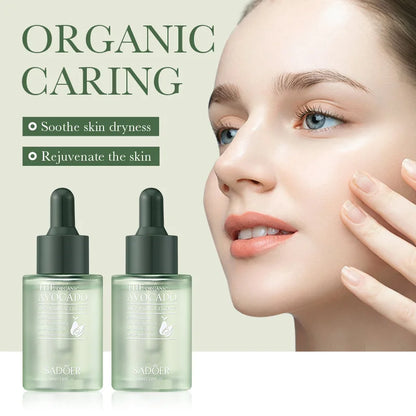Avocado Oil Facial Serum: Organic Anti-Wrinkle & Acne Rejuvenation Essence