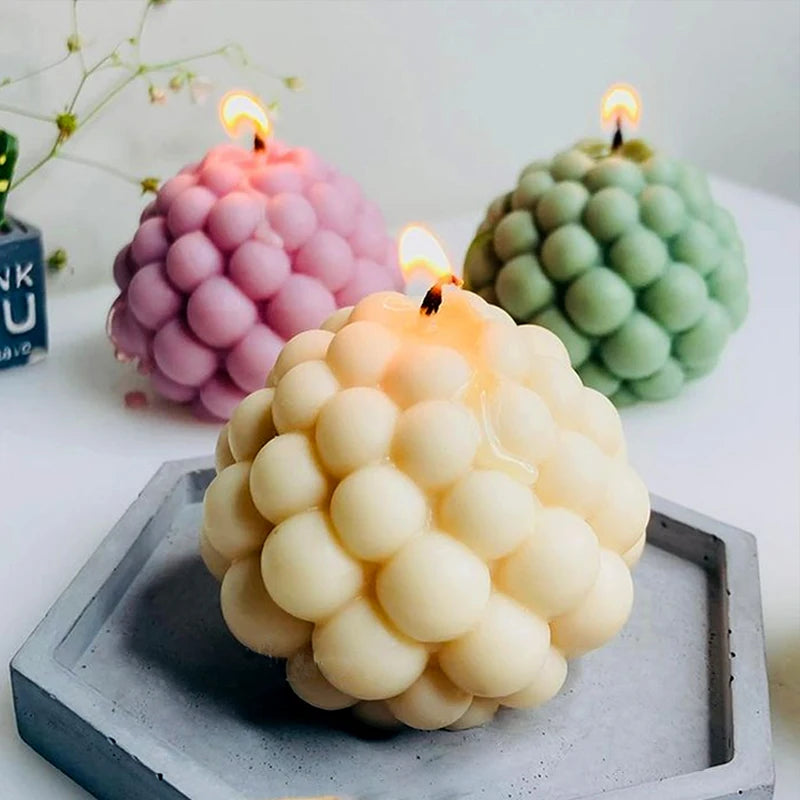 Geometric Candle and Soap Mold Set for DIY Crafts