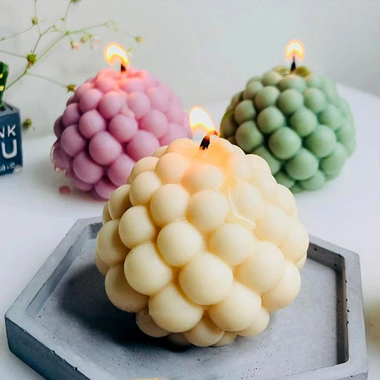 Geometric Candle and Soap Mold Set for DIY Crafts