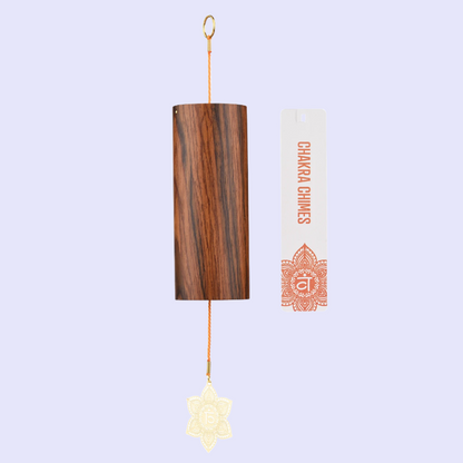 Bamboo Chakra Wind Chime for Outdoor Meditation and Decor